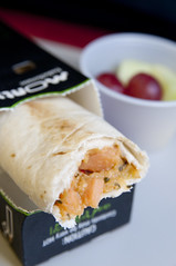 Thai Style Vegetable Hot, Posh Wraps, Airline Meal, Delta Airline