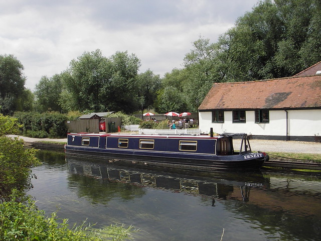 Ernest moored at the Coy Carp Harefield