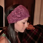 Wineberry headband/ear warmer