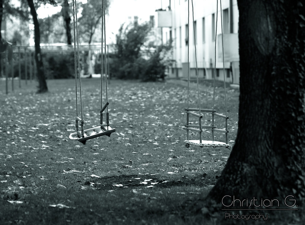 Empty Swings / 45mm M. zuiko blue tone