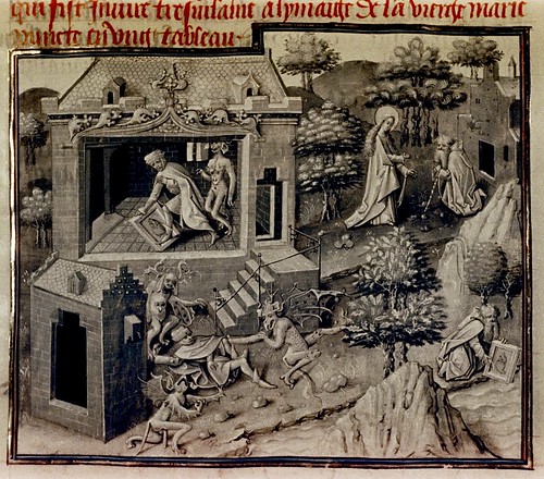 Miracles de Nostre Dame. Flemish c.1456. Bodl. Douce 374 by tony harrison