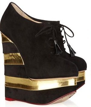 Charlotte-olympia-gold-and-black-strips-wedges-feature