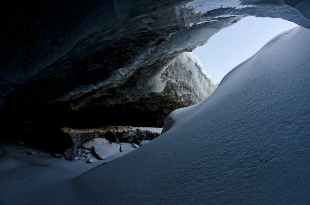 Entrance to the ice cave