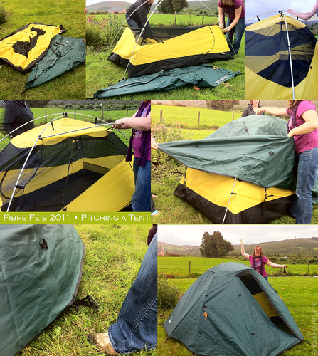 Pitching a Tent without Pitching a Fit