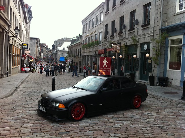 Bmw m3 e36 Red Style 5 in Montreal VIP spot Sedrik's Bmw