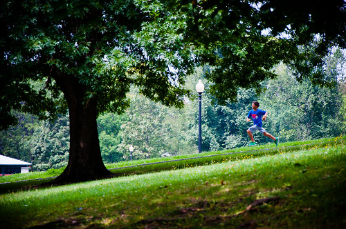 Running Boy @ Boston Common
