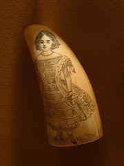 Scrimshaw and carvings