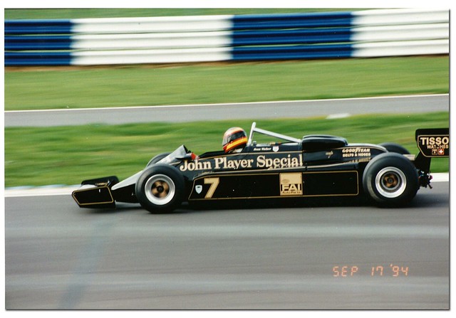 Sean Walker 1981 JPS Lotus Ford 87 F1 Historic F1 Cars Silverstone 1994