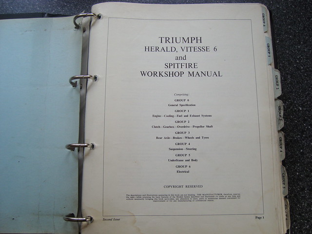 triumph herald manual