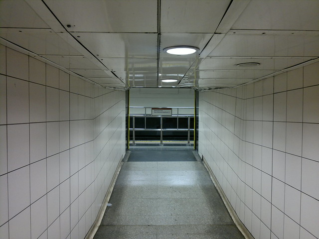 Waterloo. Empty Underground.
