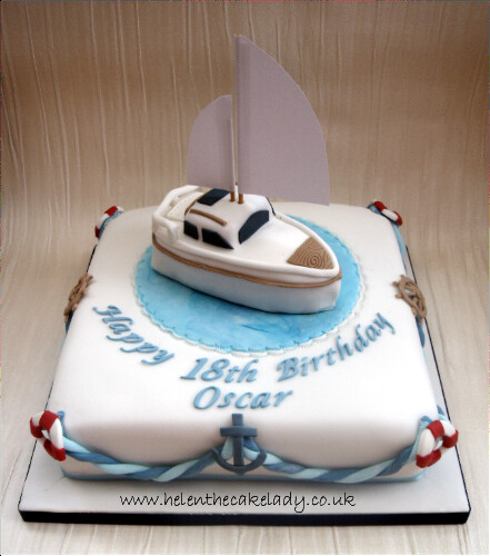 Sailing Boat 18th Birthday cake | Flickr - Photo Sharing!