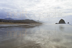 Beach - Haystack Rock - Pacific Ocean