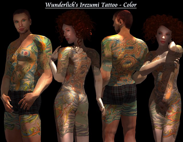 This tattoo suit for SL