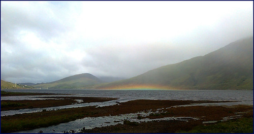 Low lying rainbow, Connemara.