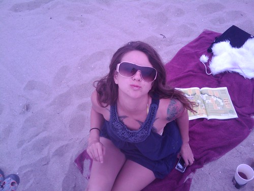 Love this pic of Jen at the Beach