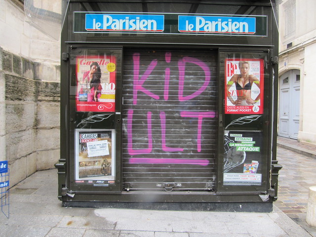 Paris:  KIDULT graffiti