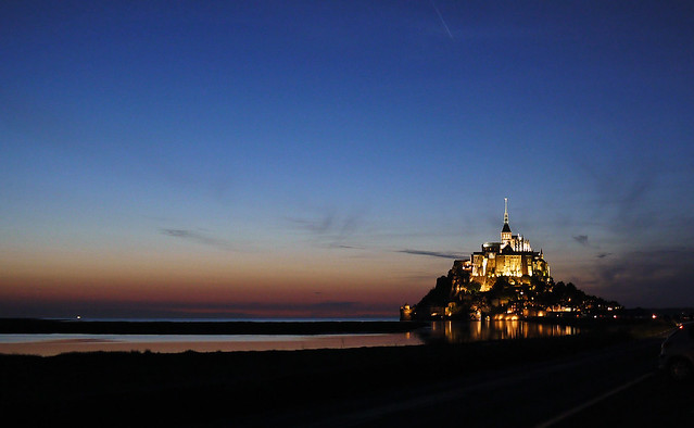 Mont St Michel by Night