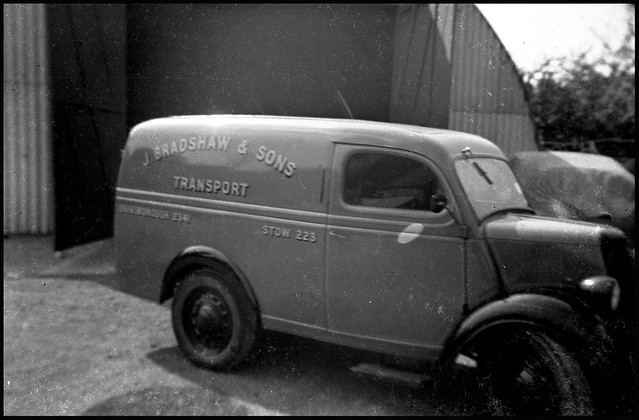 Bradshaw's Transport Fordson Van This photo taken by Mr Charles Loxley