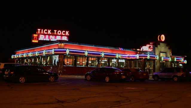 Nighttime At The Tick Tock Diner Clifton NJ