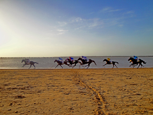 carrera de caballos
