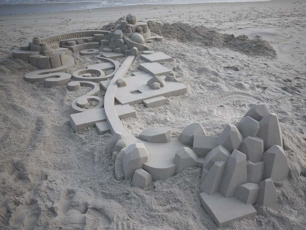 6114407627 cc72bf6b0e b Geometric Sand Sculptures by Calvin Seibert