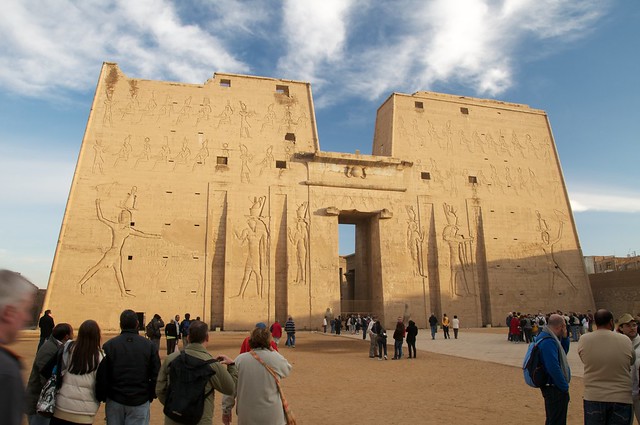 Egypt 2011 - Entrance of Edfu Temple