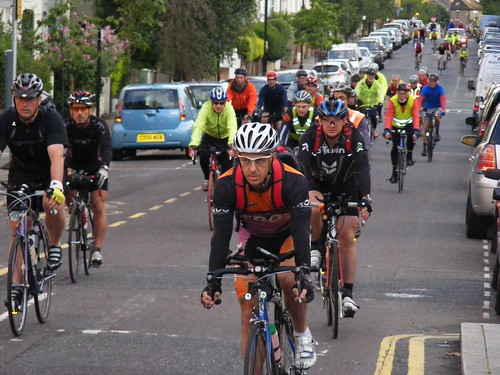 Dunwich Dynamo cycle ride, July 2011. Hackney E5