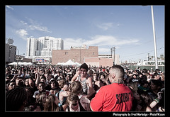 Crowd and Vendors @ Rock The Block Las Vegas 8-21-2011