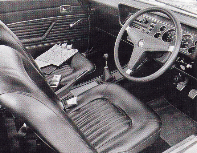 1970 Ford Capri Mk1 GT Interior Press Photo