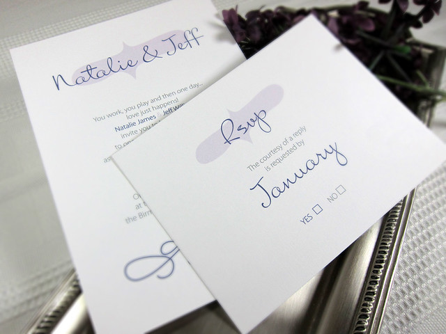 Daphne Wedding Invitation Response Card