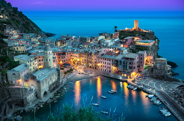 The Beautiful Vernazza - (Cinque Terre, Italy)