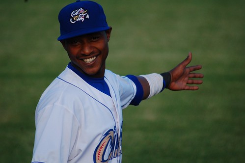 Jarrod Dyson stopped and did jazz hands