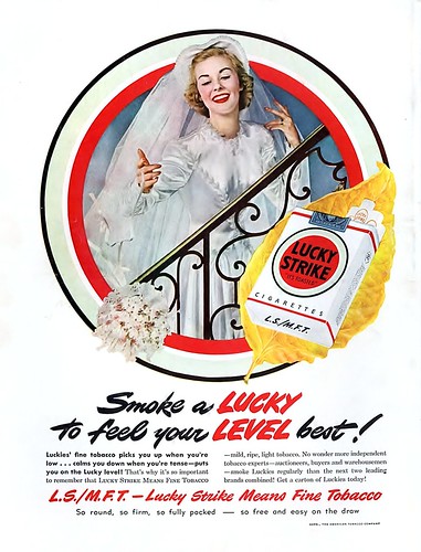 1949 - Smoke a Lucky To Feel Your Level Best by clotho98