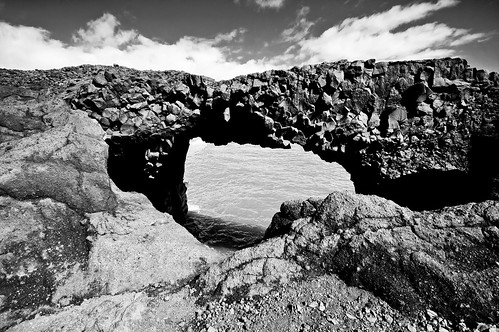 Basalt Arch (B&W)
