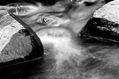 Water and
stone (B&W)
