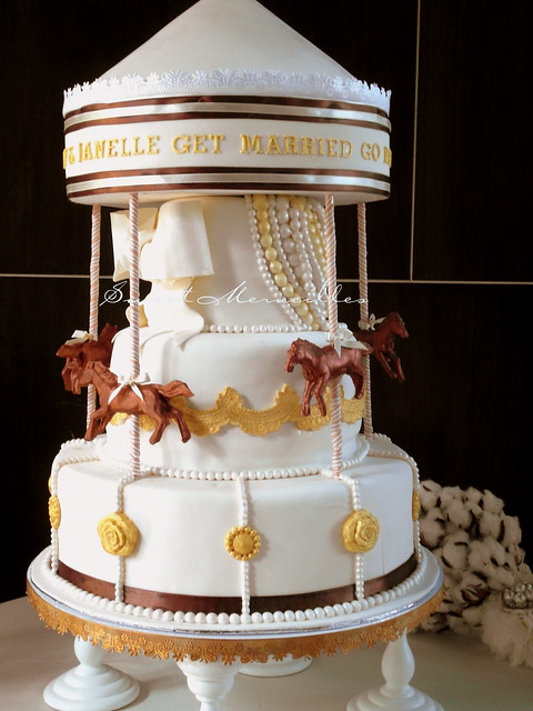 Carousel Wedding Cake Get married go round