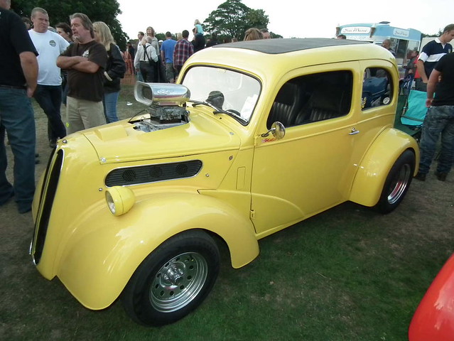 Yellow Ford Popular Hot Rod