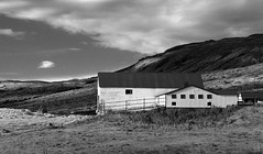 Icelandic Farmhouse (B&W)