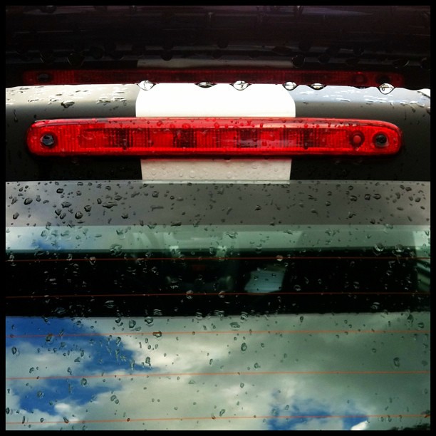  rain car stripes reflection