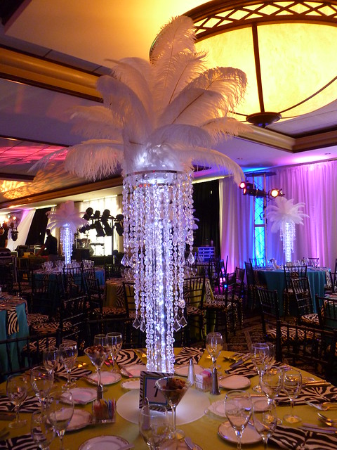 Chandelier Centerpieces with