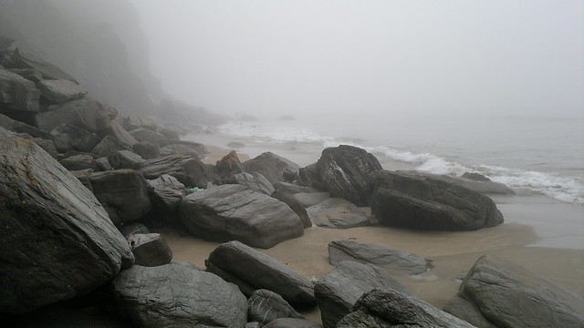 Whitsand Bay - Foggy Beach