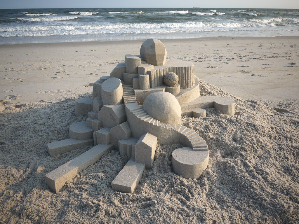 6114752486 865e14801c b Geometric Sand Sculptures by Calvin Seibert
