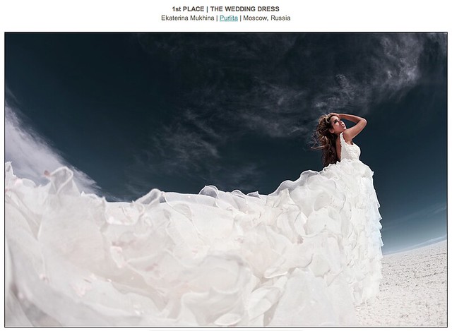 1st Place Wedding Dress category - ISPWP.com Summer 2011 Contest by Mukhina