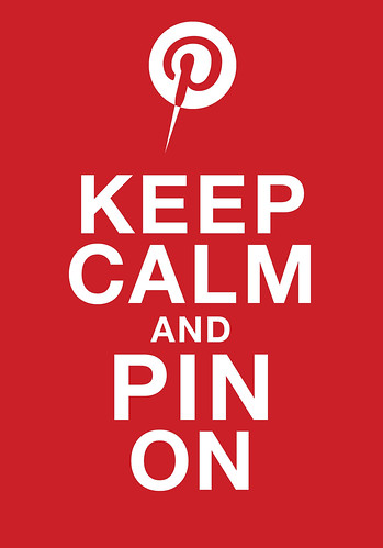 KEEP CALM AND PIN ON
