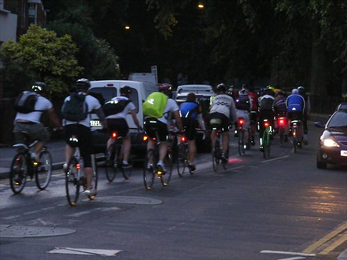 Dunwich Dynamo cycle ride, July 2011. Hackney E5