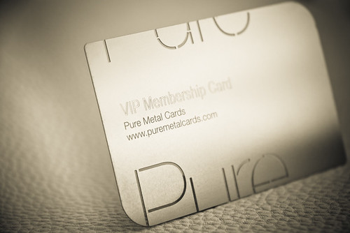 VIP Membership metal business card