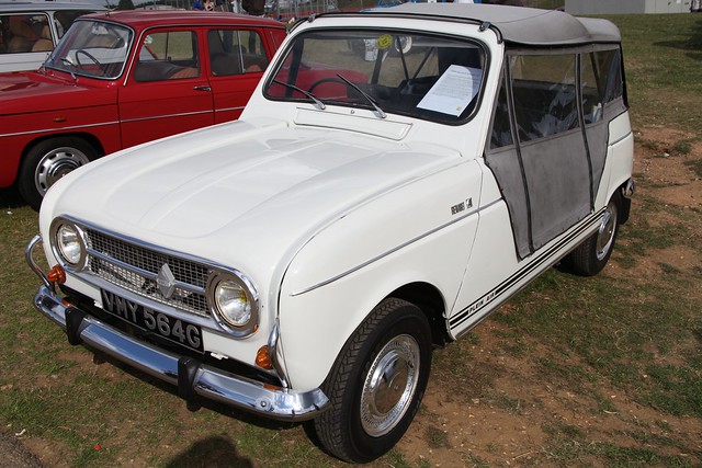 The convertible Renault 4 as seen at the Renault World Series event at 