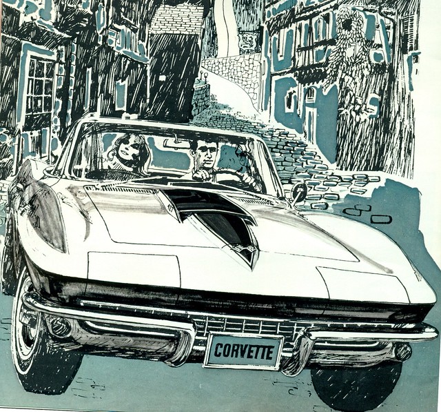 1967 Chevrolet 427 Corvette Convertible =Illustration