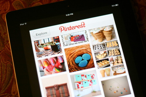 Pinterest + iPad = Love