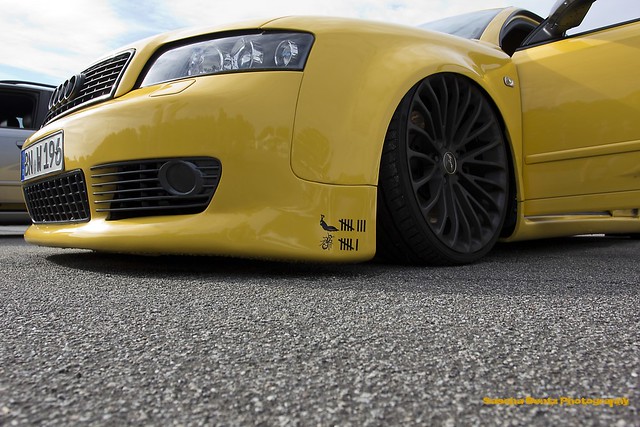 Tuned Audi A4 bagged Mannheimer Tuning Day